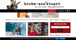 Desktop Screenshot of brokeassstuart.com